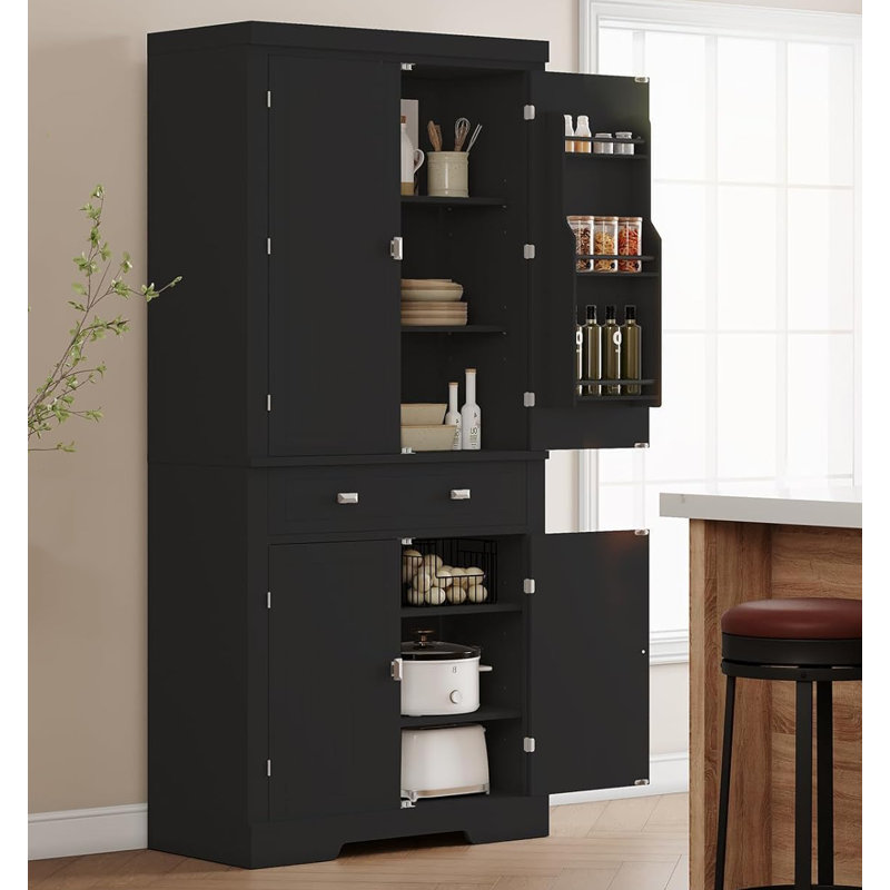 182.1cm Kitchen Pantry, White