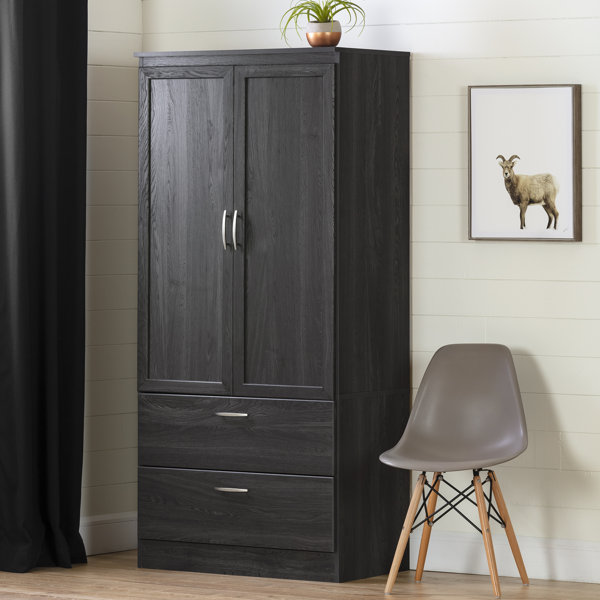 South Shore Acapella Manufactured Wood Armoire & Reviews | Wayfair