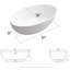 Baignoire autoportante 67 po x 39 po en résine-106893188