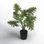 Grand buisson de Philodendron artificiel en pot-27778188