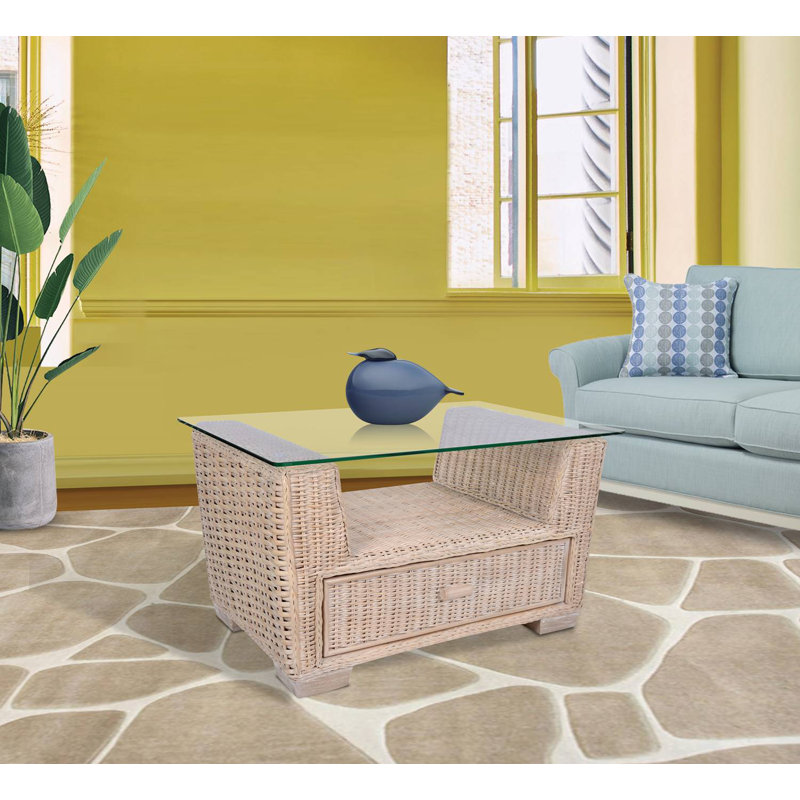 Table basse à quatre pieds avec rangement Lottye