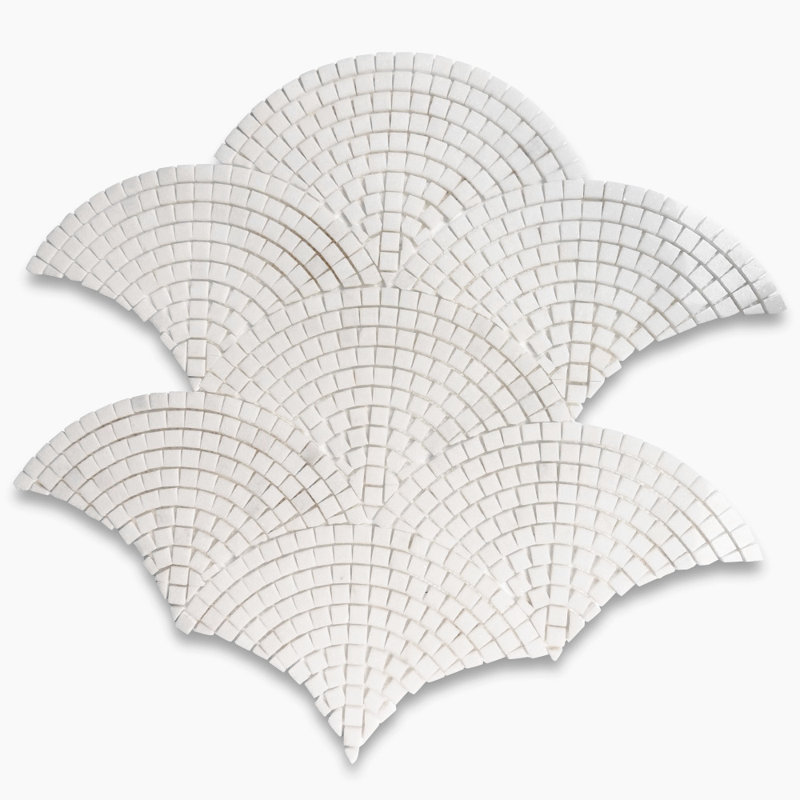 13 in. x 7 in. Marble Tile