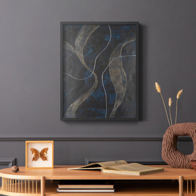 Laminar Flow II Framed Print - Solid Wood