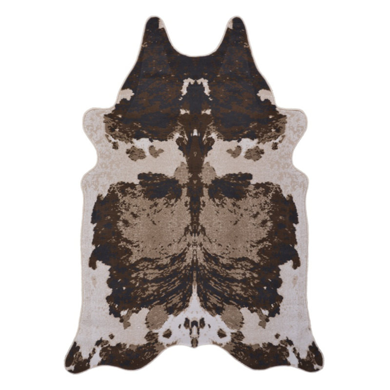 Tapis brun 5 pi x 7 pi, Brun