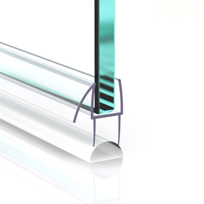 Shower Door Bottom Seal 36 In. Suitable For 3/8 In. Glass 2 Piece Acrylic Shower Threshold + Shower Door Seal Strip