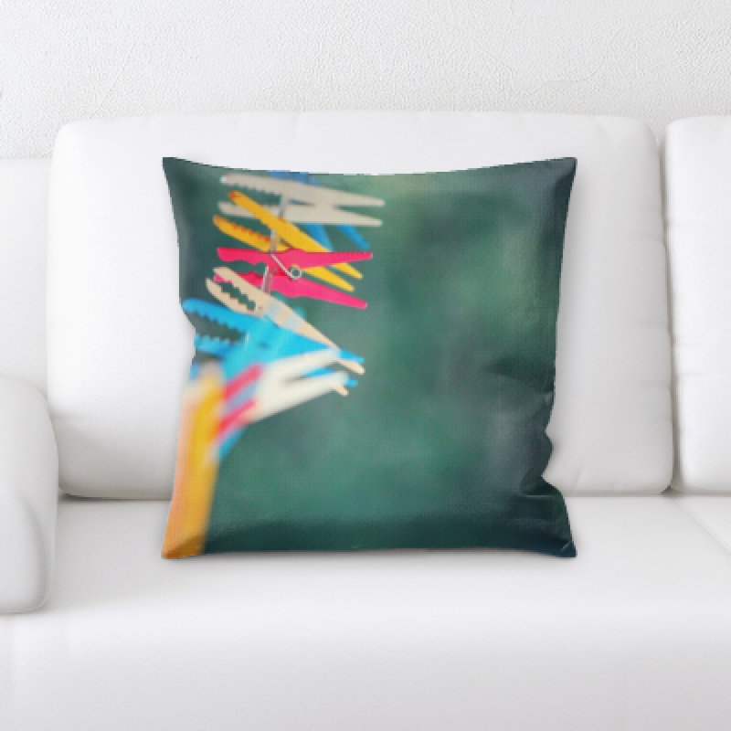 Microsuede Throw Pillow