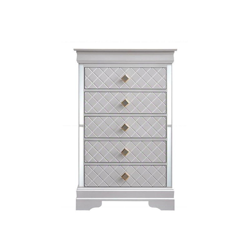 Commode Verona, blanc perle