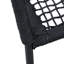 Reno All-black Modern Outdoor Patio Rope Chairs - No Assembly, Quick Dry-1759120231