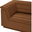 Canapé modulaire rembourré 148 po Iyaunna-90279134