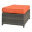Ensemble de conversation en osier / rotin pour 4 personnes avec coussins-1074686398