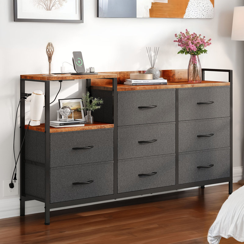 Commode Jayrin, Gris foncé