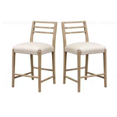 Ensemble de tabouret de comptoir moderne avec dossier échelle