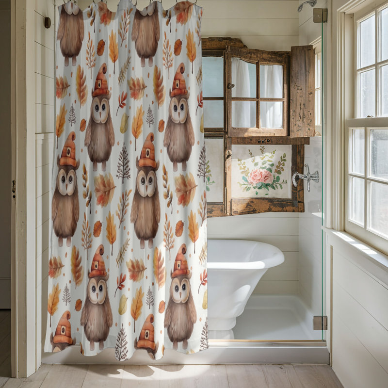 Rideau de douche Autumn Fun - Premium, H 74 po x l 71 po