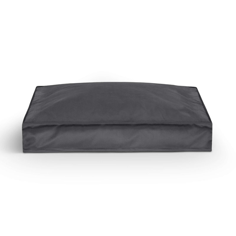 Nairne Polyester Pet Bed, 15cm H x 90cm W x 78cm D, Dark grey