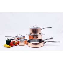 Revere 10-piece Copper Bottom Cookware Set - Bed Bath & Beyond - 2149187