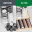 Organisateur de tiroir à café en bambou pour capsules Nespresso Vertuo, le plateau de rangement de la station café peut contenir 40 grandes ou 56 petites capsules-121354783