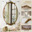 Miroir ovale en verre trempé Lunara-250403336-250403341