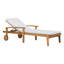 Chaise longue 1PC avec sièges réglables