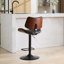 Tabourets pivotants en cuir avec hauteur ajustable-718072639