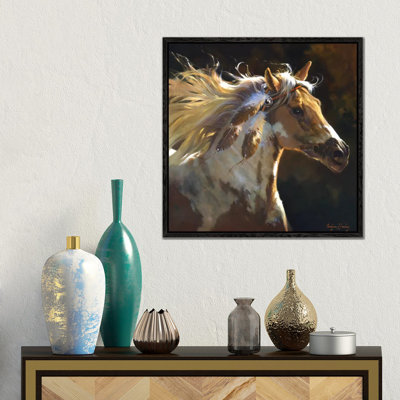 Spirit Horse by Carolyne Hawley - Wrapped Canvas Print