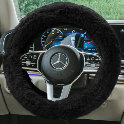 Housse de volant en fausse fourrure Doe16