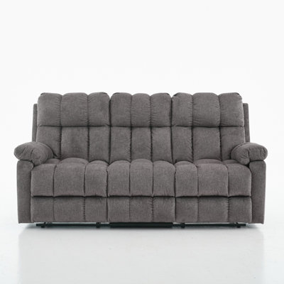 3 Seater Fabric Reclining Sofa
