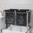Laundry Basket 2 Tier Clothes Sorter With 4 Removable Bags To Organize Clothes, With Four Wheels, Easy To Move