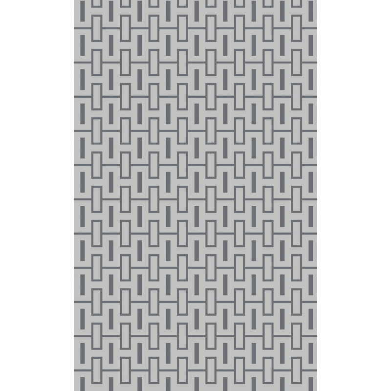 Ines  Viscose Geometric Indoor Rug, Rectangle 3'3" x 5'3"