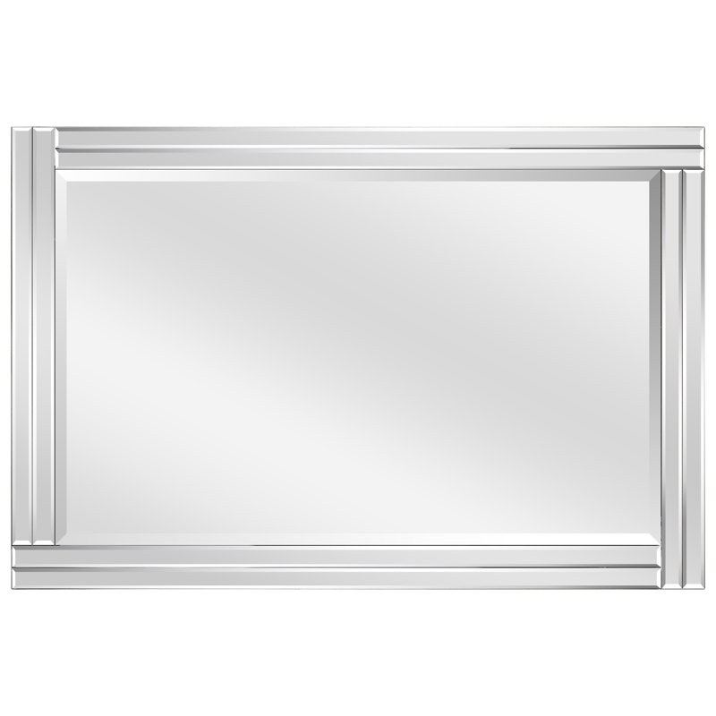 Gauna Solid Wood Rectangle Mirror