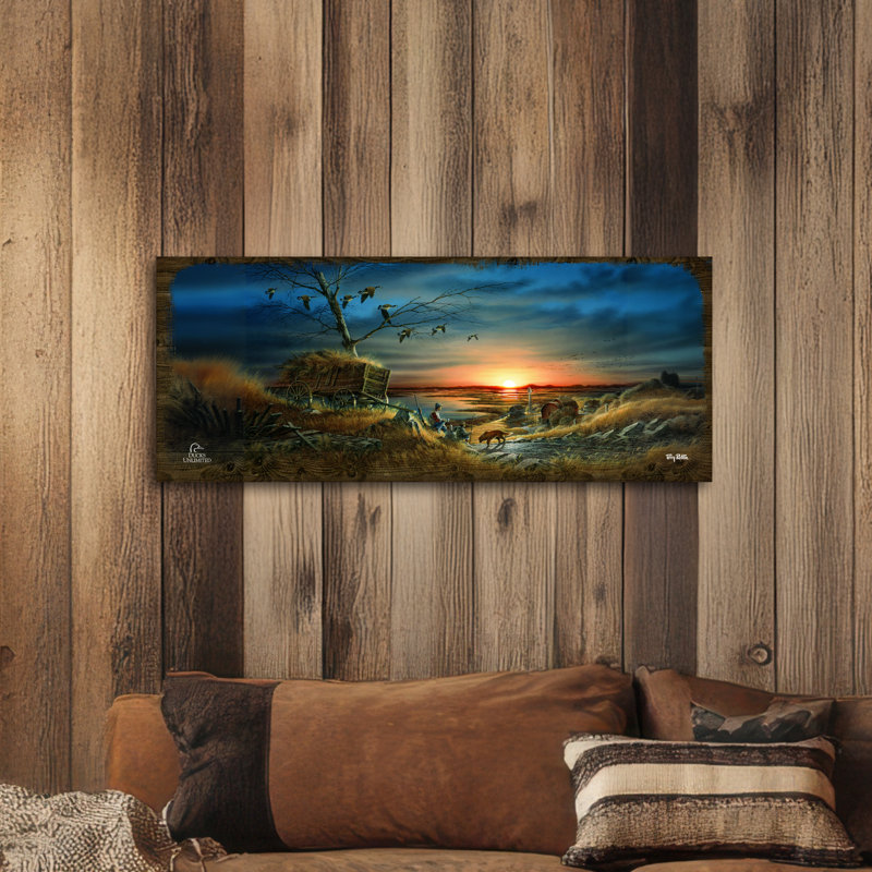 Compagnons pour la vie, panneau mural en bois 30 x 76 cm