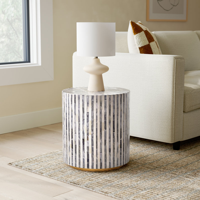 Demson End Table, Gray