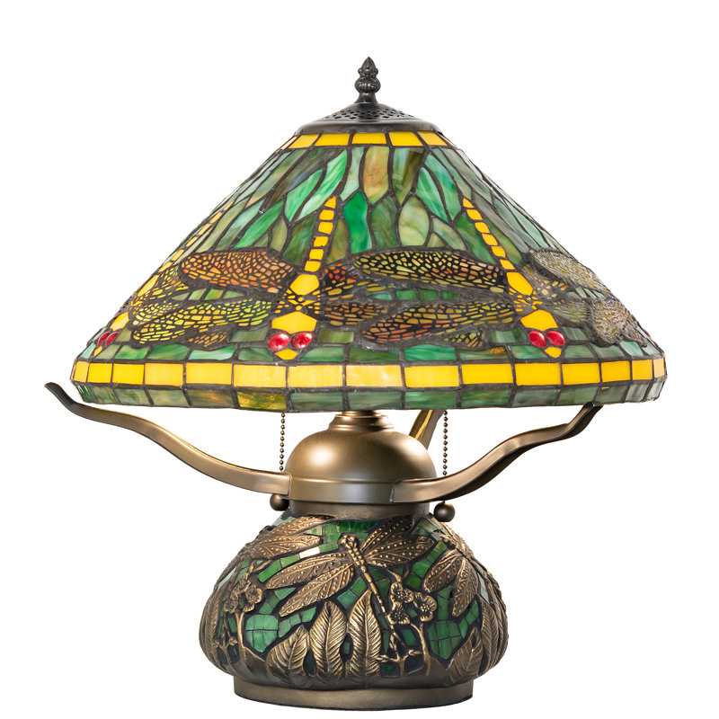 16" High Tiffany Dragonfly Table Lamp