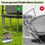 Trampoline de 14 pi avec échelle et filet d'enclos pour enfants et adultes, trampoline d'extérieur robuste de 14 pi pour la cour-120287271
