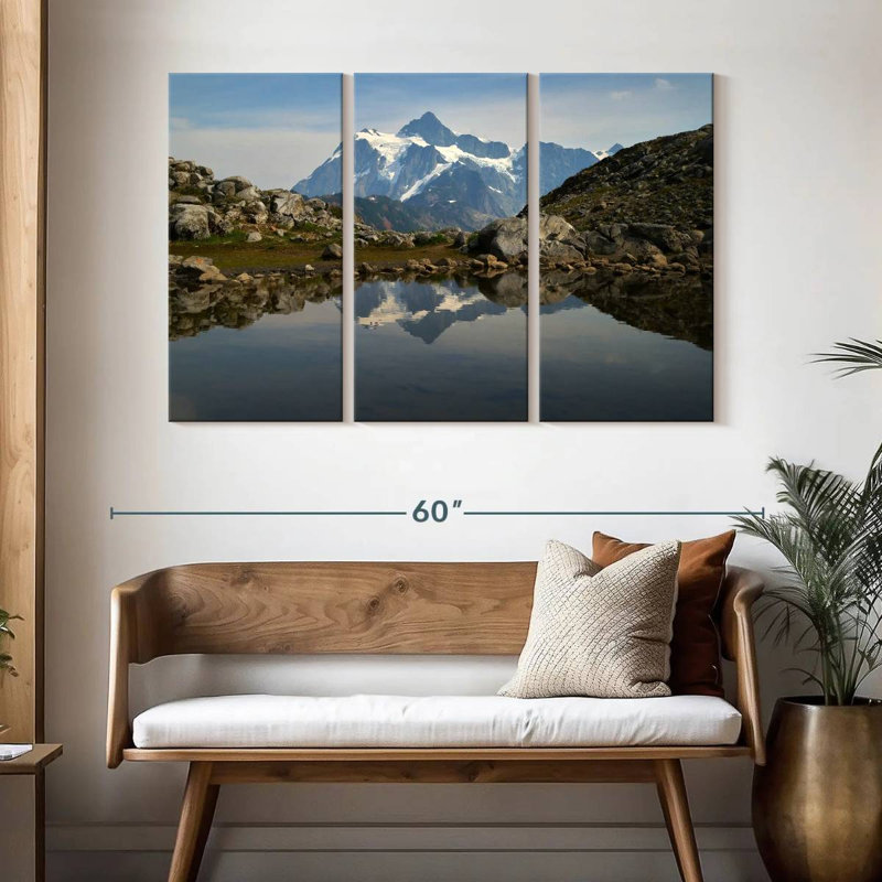 Mount Shuksan From Afar, 32" H x 50" W