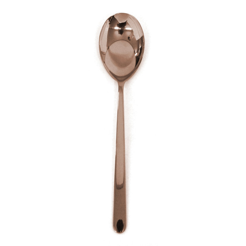 Linea Serving Spoon - 12 Pieces, Bronzo