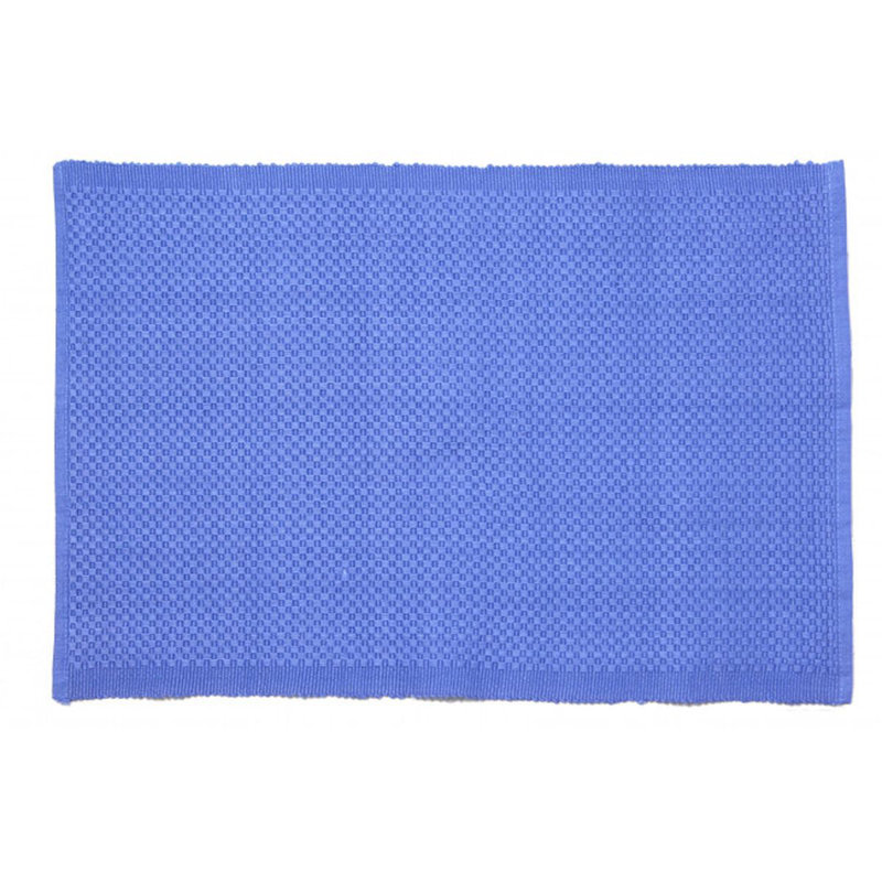 Ensemble de 4 napperons en coton Labrittany, Bleu