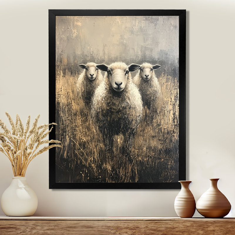 Dontay - animaux, art mural sur toile, Noir, H 20 po x l 12 po, Reproduction encadrée d'une seule photo