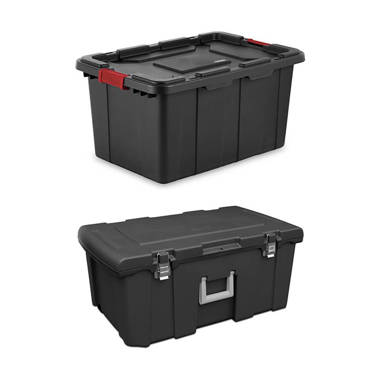 Sterilite Medium & Small Ultra Plastic Storage Bin Organizer