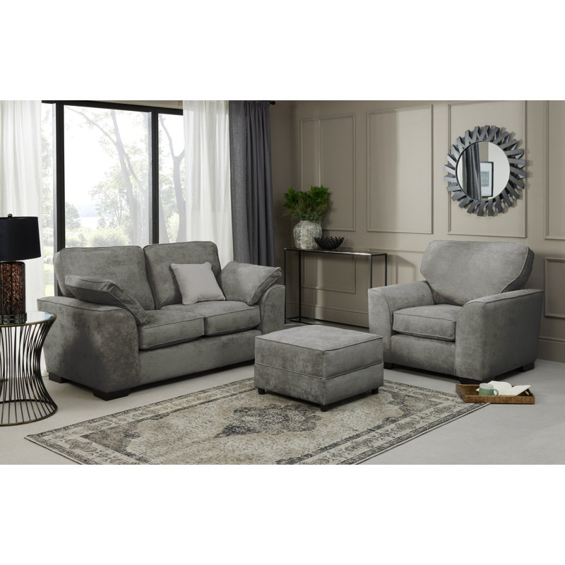 Macbean 3 - Piece Living Room Set, Grey