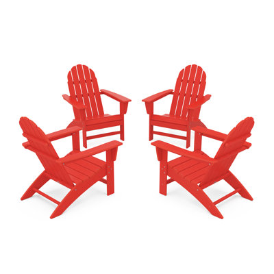 POLYWOOD Vineyard Adirondack Conversation Set