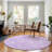 Premium Machine Washable Prisco Lilac Rug-1369915179