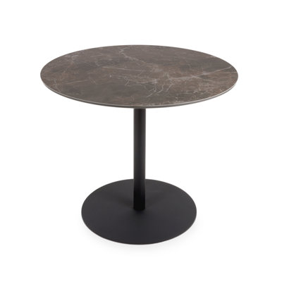 Nysa Round Metal Base Dining Table