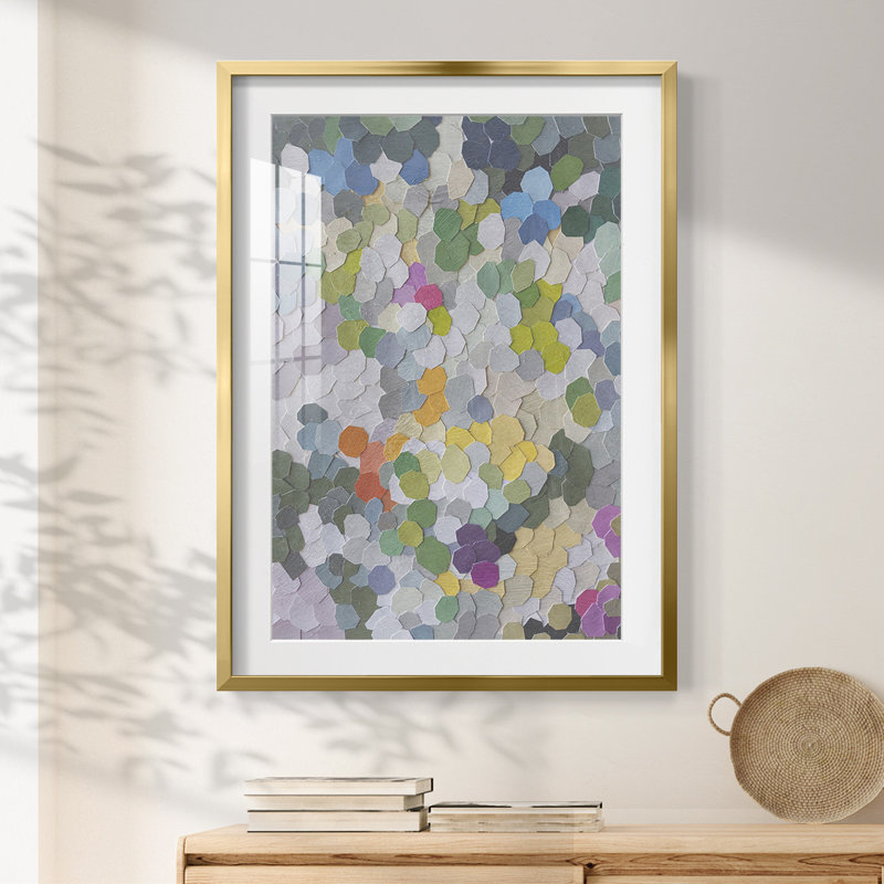 Canne Garden - impression encadrée, H 28,5 po x l 20,5 po, Doré