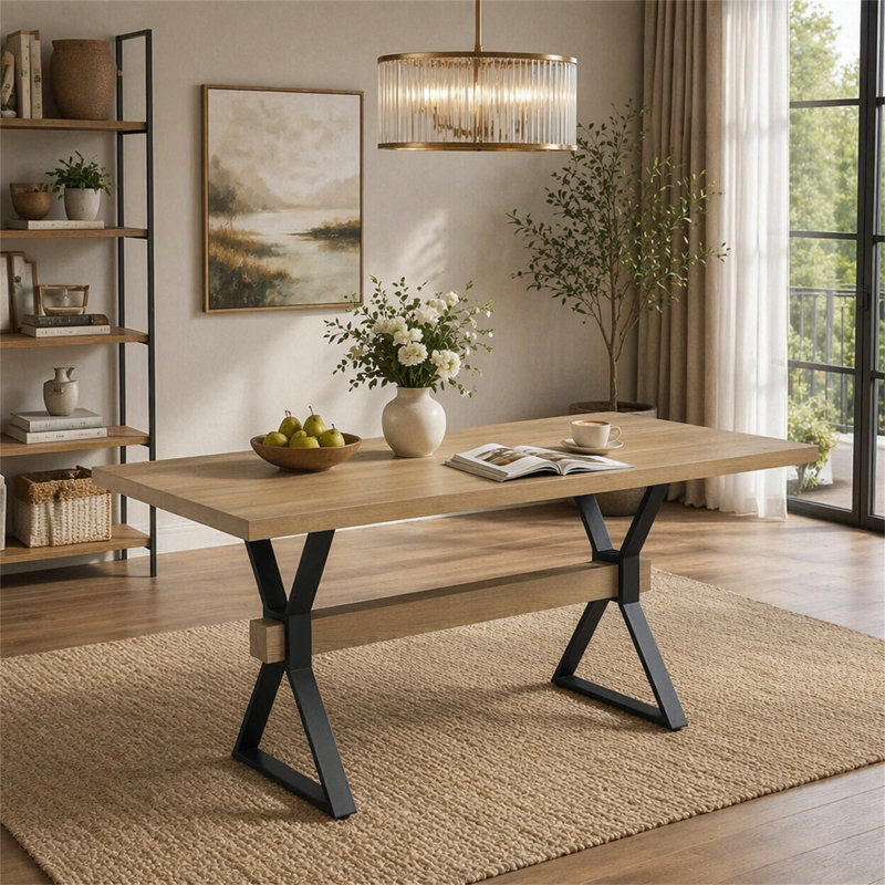 Table à manger, Natural Ash/Black