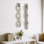 Décoration murale moderne en résine de quartz moderne avec disque ovale lié, idéale pour la maison, le bureau, la chambre à coucher ou le salon, ensemble de 2 - 31 ", 27" brun
