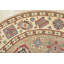 Tapis unique brun de 7 pi 10 po x 7 pi 11 po