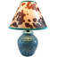 Lampe de table bleue 15 po Argeniz