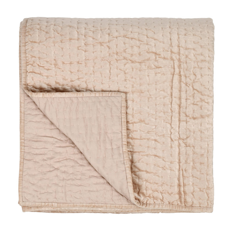 Velvet Quilt, Pink, Queen Quilt