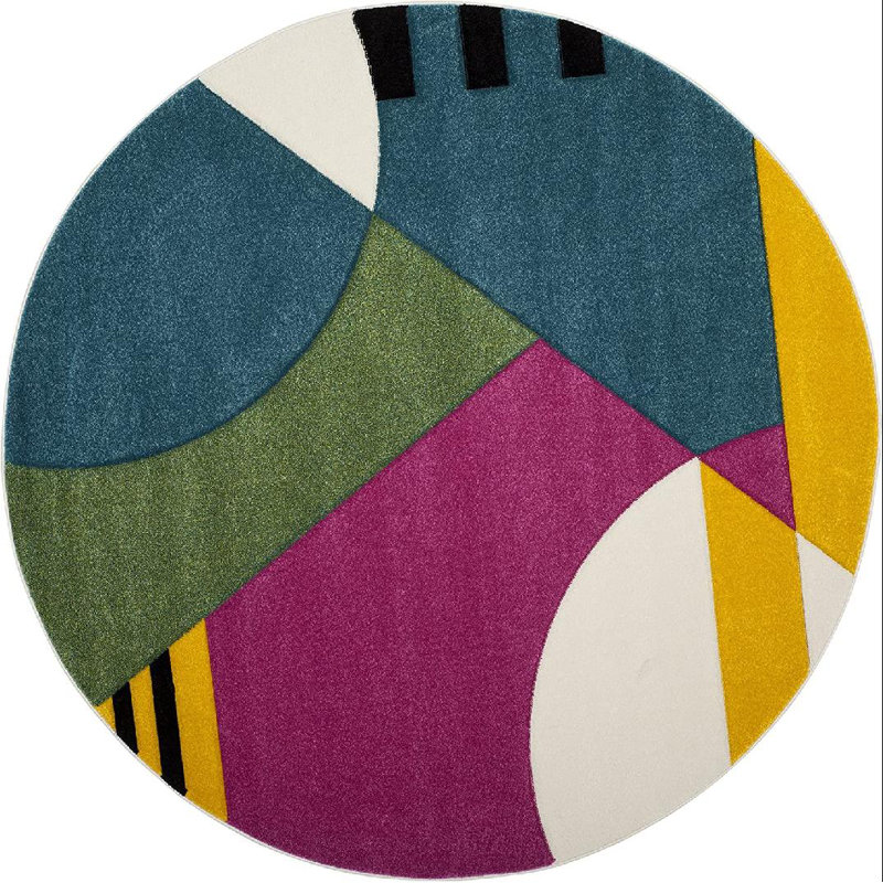 Menelaus Performance Geometric Rug, Round 10'