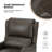 Neliyah 28.75" Wide Genuine Leather Recliner-105914577